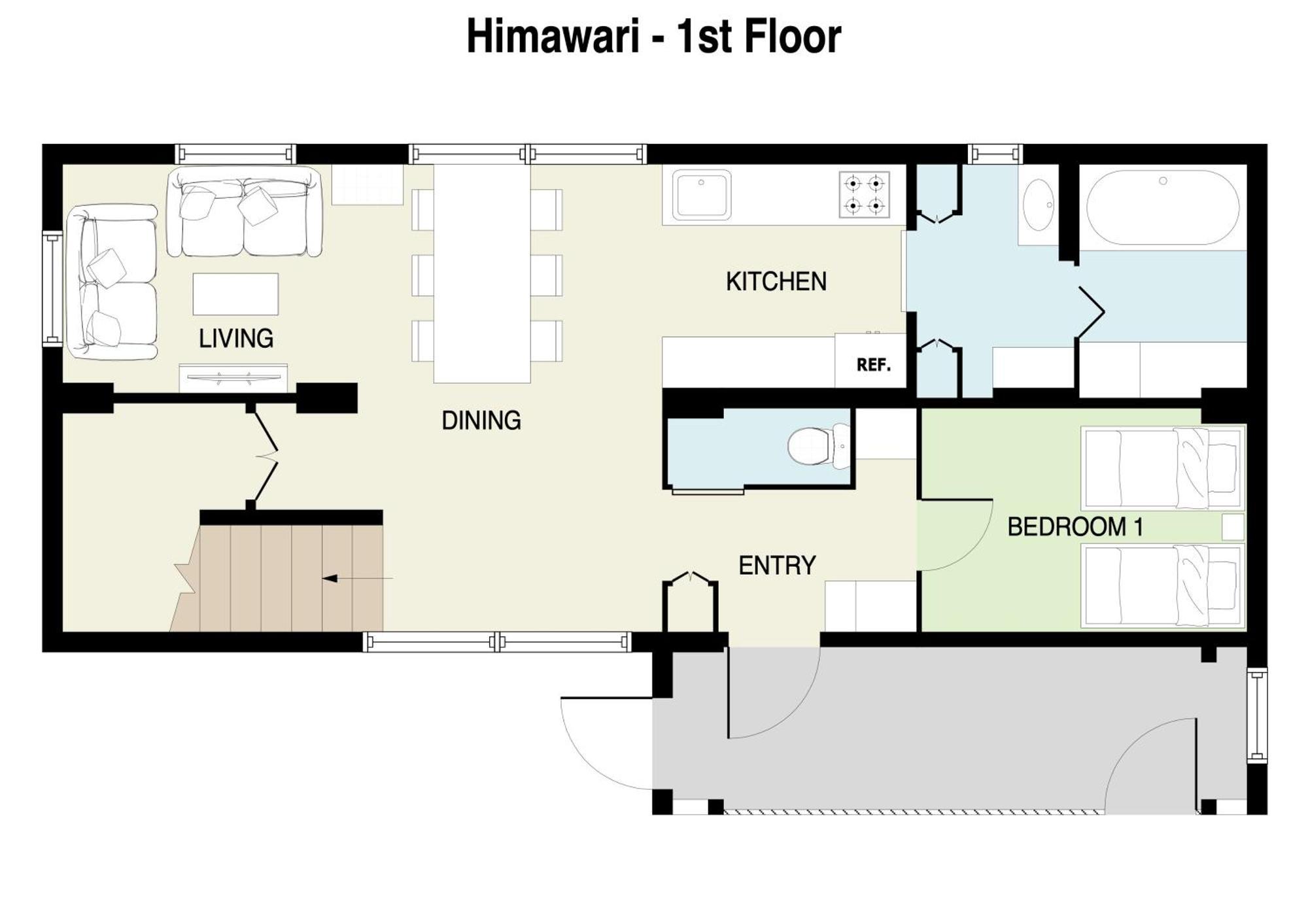 Himawari Appartement Kutchan Kamer foto